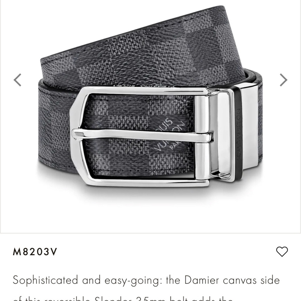 Louis Vuitton Men’s reversible belt 85 cm